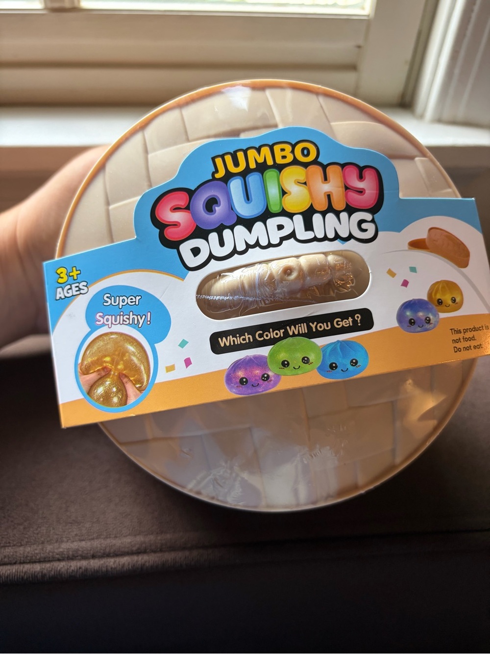 Dumpling Stress Toy - Beige